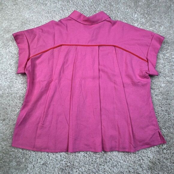 Crosby By Mollie Burch Foster Top Bubblegum Pink - Picture 3 of 9